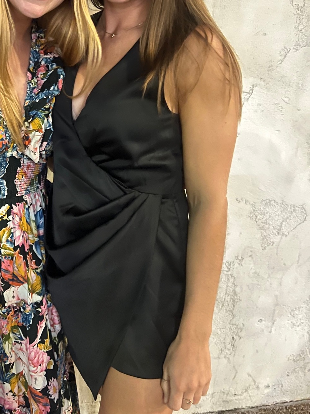 Black Satin Romper
